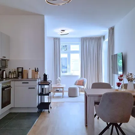 Apartament Connect Living - 3 Apartments - Boxspringbett-Balkon-Parkplatz-Arbeitsplatz-Fitness-Sauna-Fahrstuhl Magdeburg